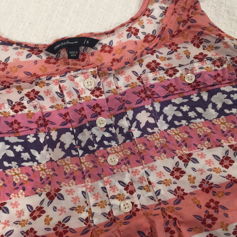 Floral Tank size Small